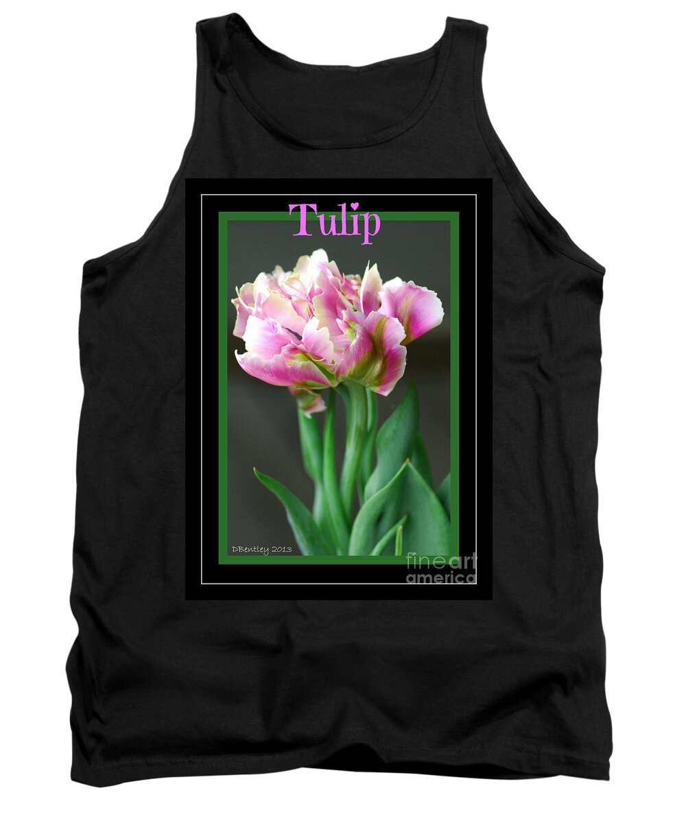 Tulip Tank Top featuring the photograph Tulip #1 by Donna Bentley