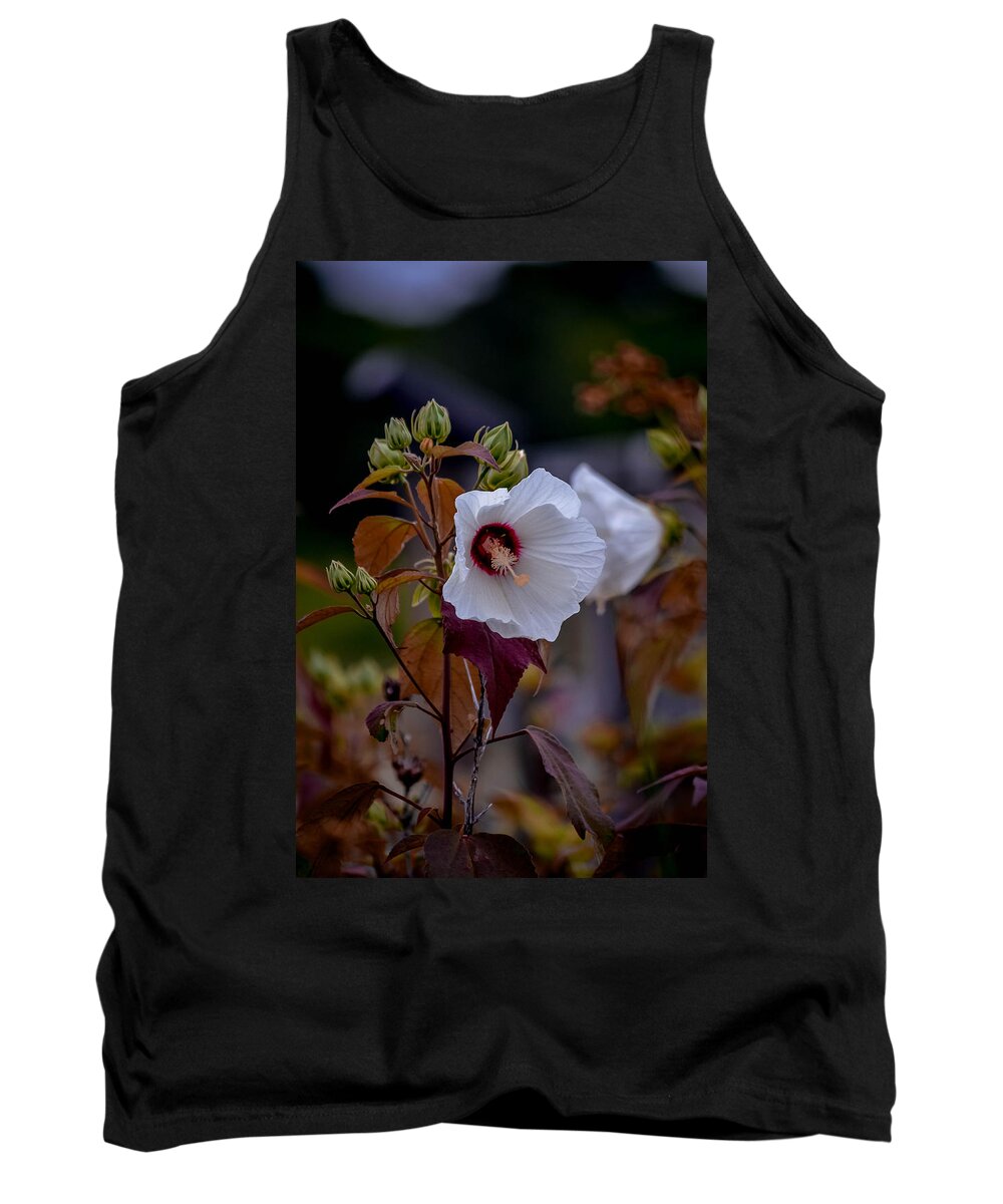 Wild Flower Tank Top featuring the photograph Rose of Sharon by Michael Brooks