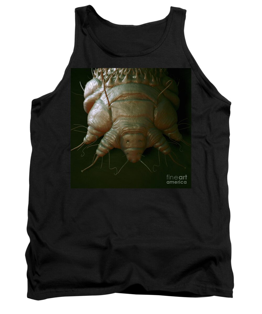 Hominis Tank Top featuring the photograph Scabies Mite #13 by Science Picture Co