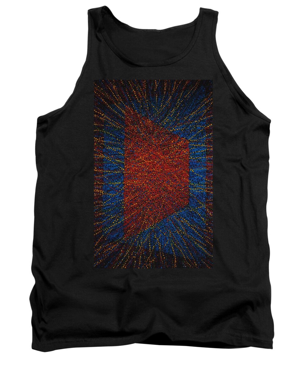 Inspirational Tank Top featuring the painting Mobius Band #15 by Kyung Hee Hogg