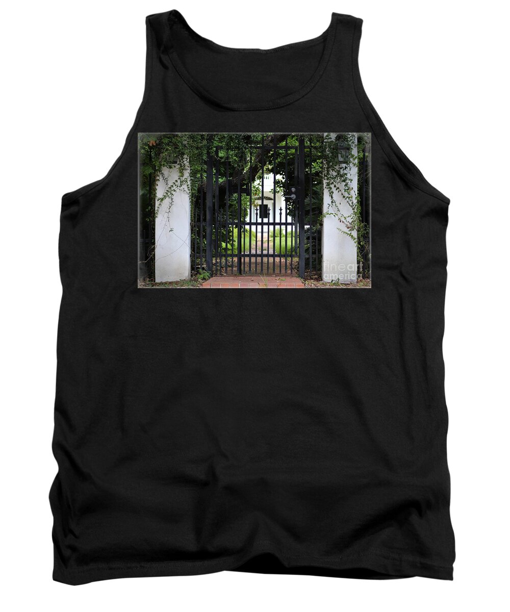 Brick Tank Top featuring the photograph 1851 Phillips House Mansion by Ella Kaye Dickey