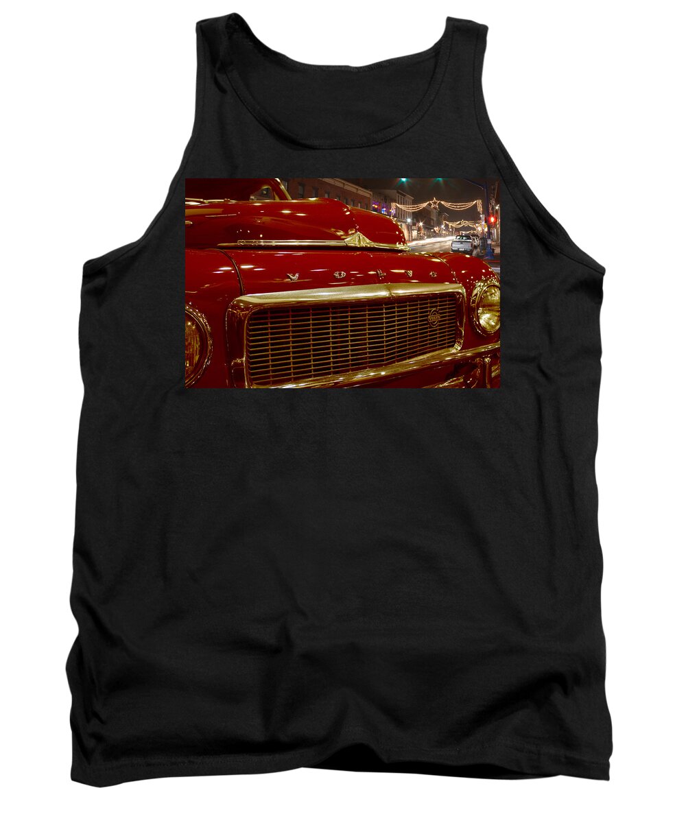 1953 Tank Top featuring the photograph 1953 Volvo PV 444 by Michael Porchik