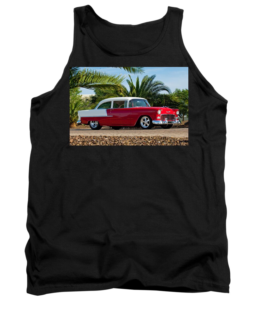 1955 Chevrolet 210 Tank Top featuring the photograph 1955 Chevrolet 210 by Jill Reger