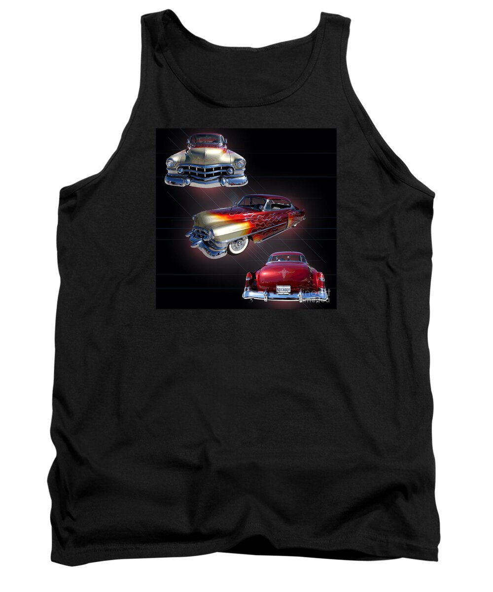 Car Tank Top featuring the photograph 1950 Coupe de Ville by Jim Carrell
