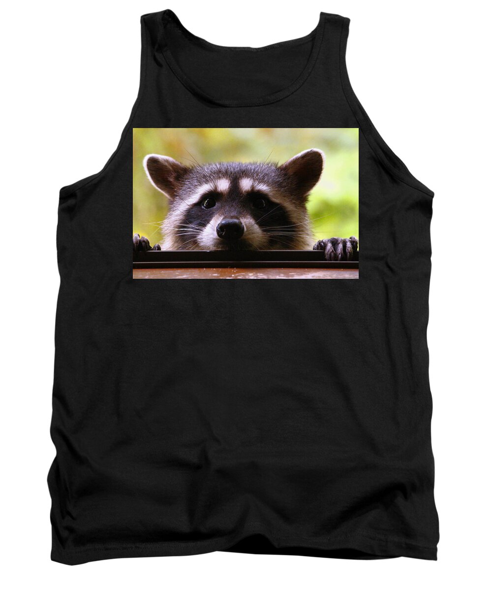 Mammals Tank Top featuring the photograph Can You See Me Now? #2 by Kym Backland