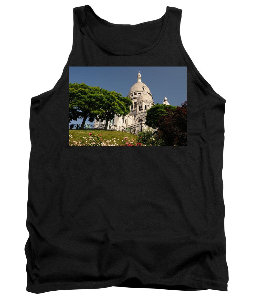 Traditional Culture Tank Top featuring the photograph Sacre Coeur #2 by Jeremy Voisey