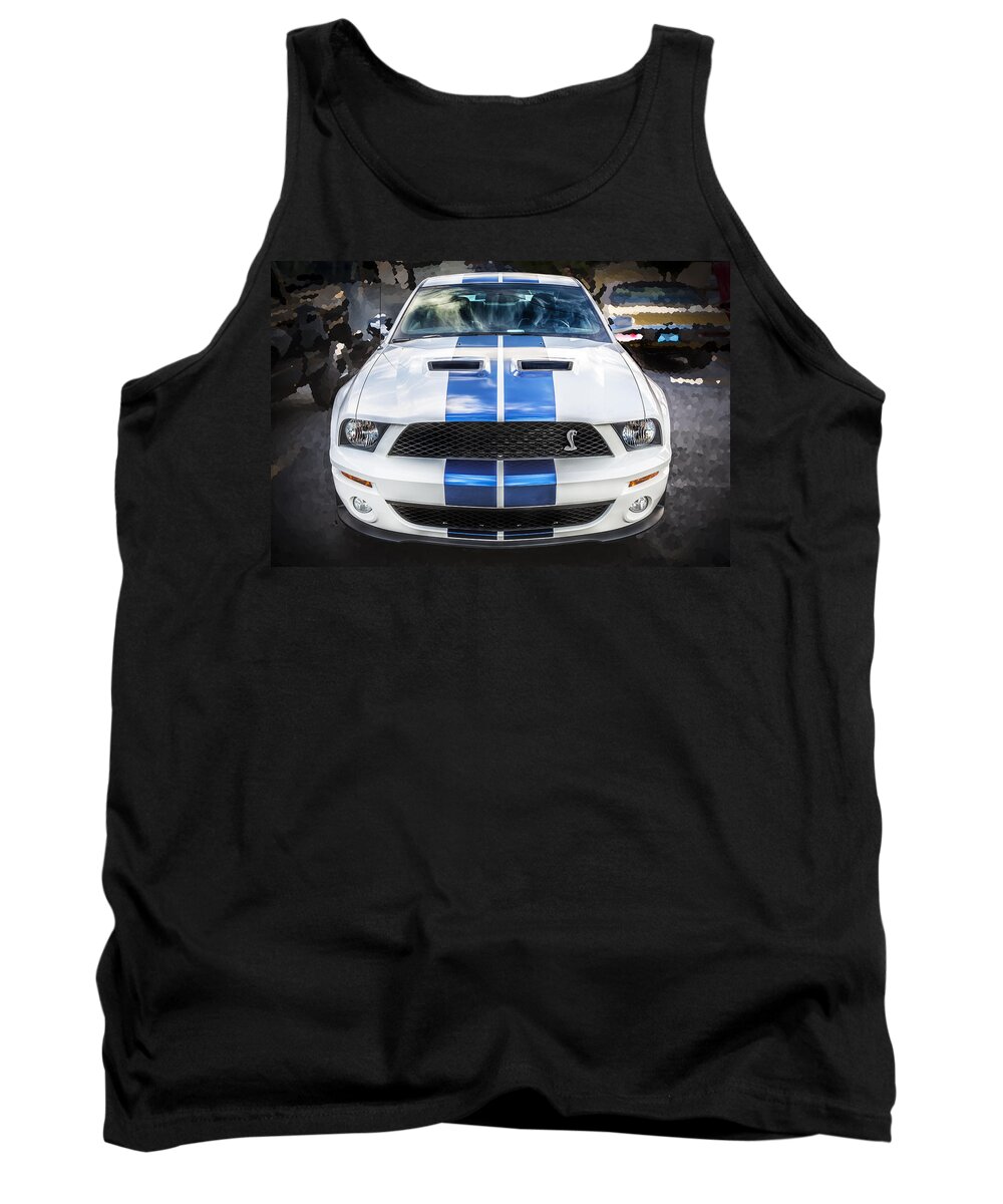 2007 Mustang Tank Top featuring the photograph 2007 Ford Shelby Mustang GT500 by Rich Franco