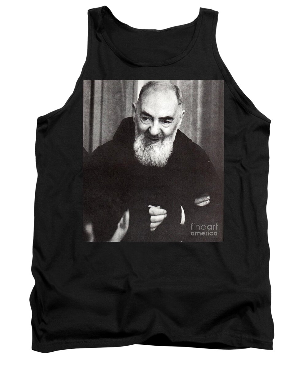 Father Tank Top featuring the photograph Padre Pio #41 by Archangelus Gallery