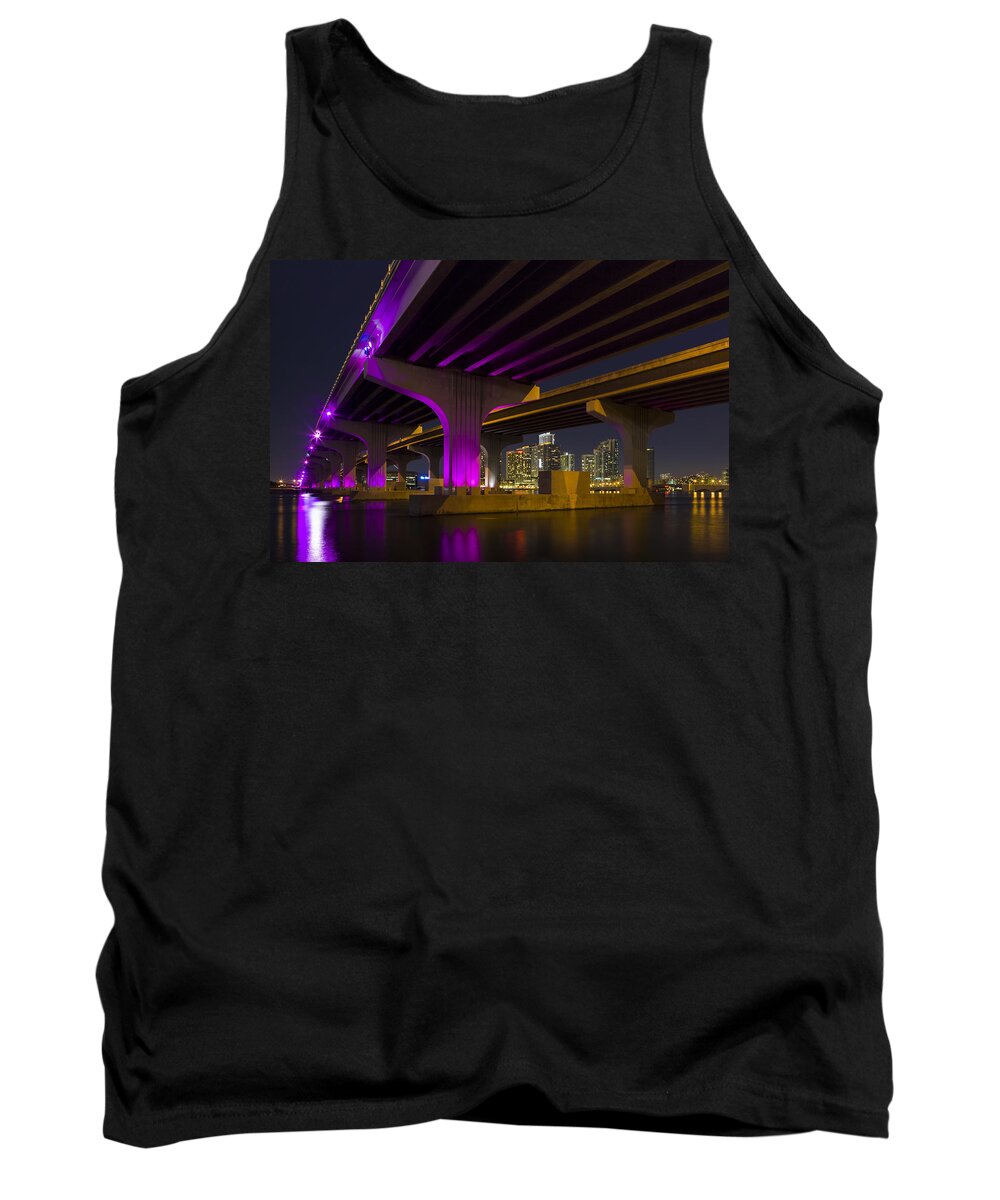 Architecture Tank Top featuring the photograph Miami Downtown Skyline #7 by Raul Rodriguez