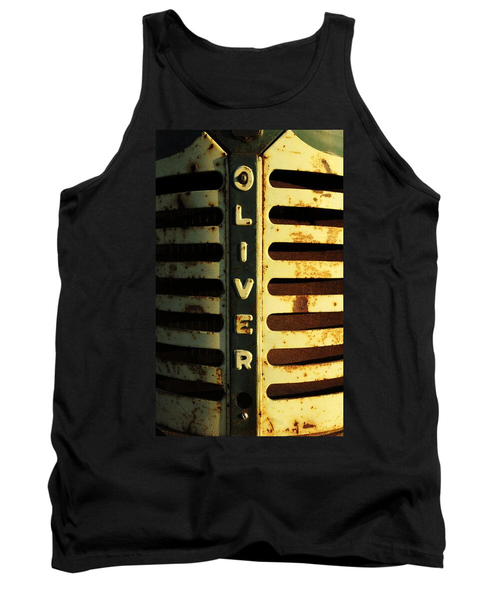 Tractor Tank Top featuring the photograph A Tractor Named Oliver by Luke Moore