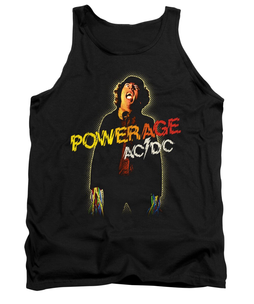  Tank Top featuring the digital art Acdc - Powerage by Brand A