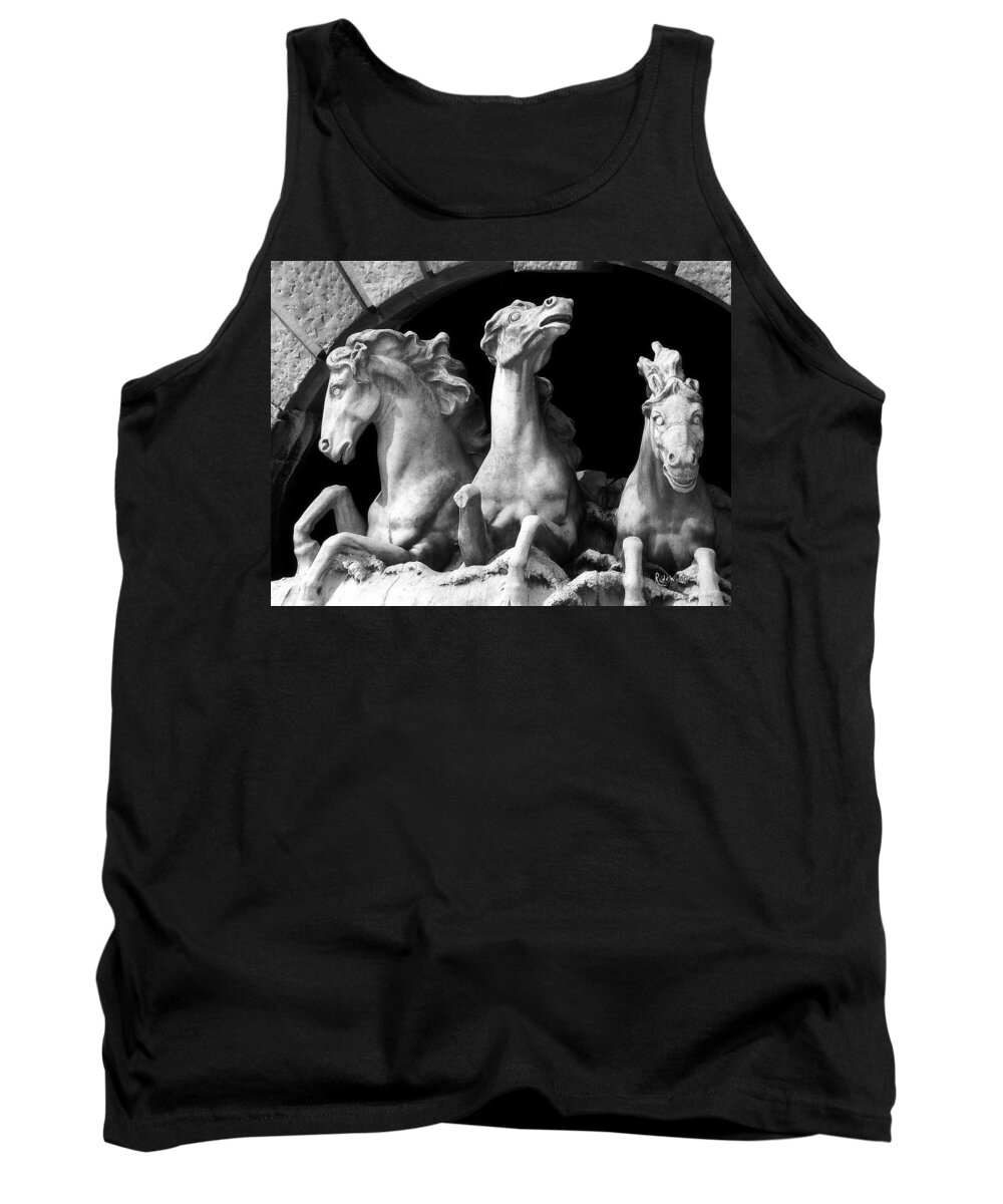 Sculpture Tank Top featuring the pyrography Almost Perfect by RC DeWinter
