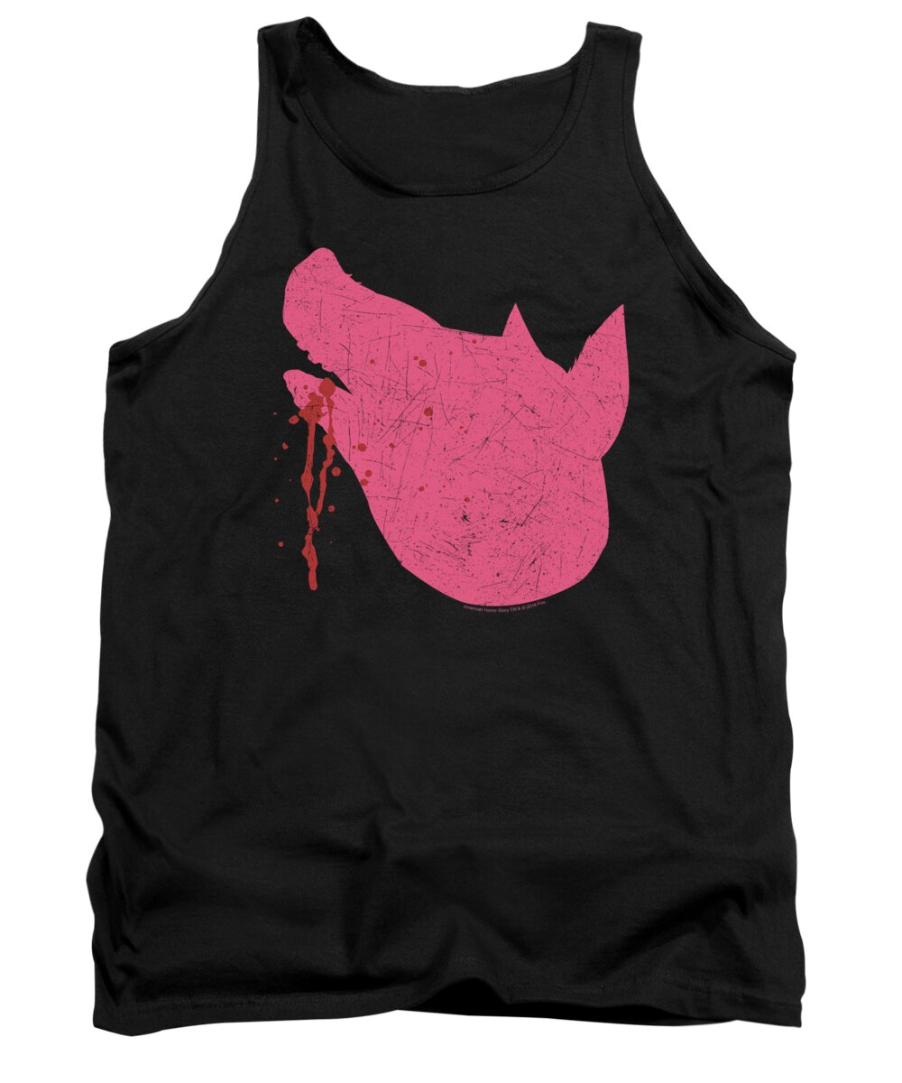  Tank Top featuring the digital art American Horror Story - Pig Head by Brand A