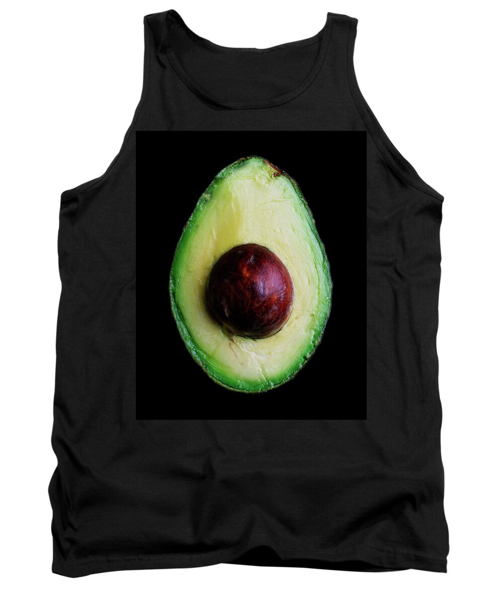 Fruits Tank Top featuring the photograph An Avocado by Romulo Yanes