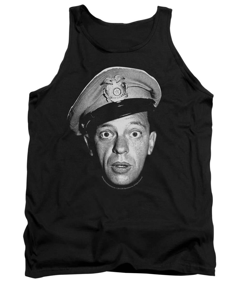  Tank Top featuring the digital art Andy Griffith - Barney Head by Brand A
