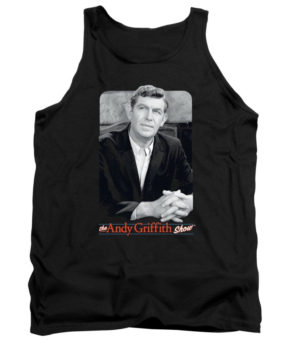  Tank Top featuring the digital art Andy Griffith - Classic Andy by Brand A