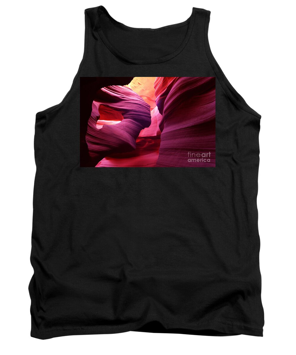 Angel Arch Tank Top featuring the photograph Angel Arch in Antelope Canyon by Benedict Heekwan Yang