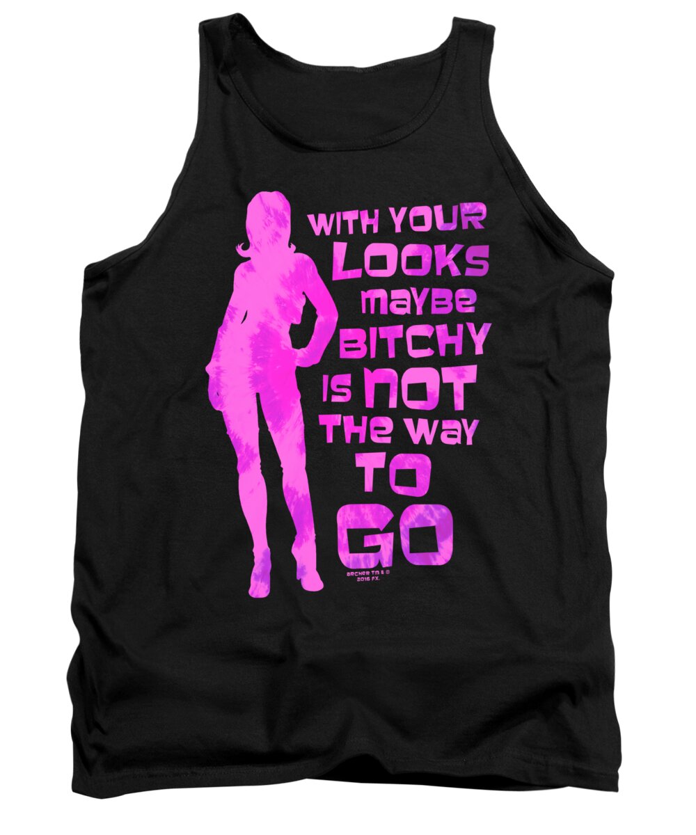  Tank Top featuring the digital art Archer - Lanas Advice by Brand A