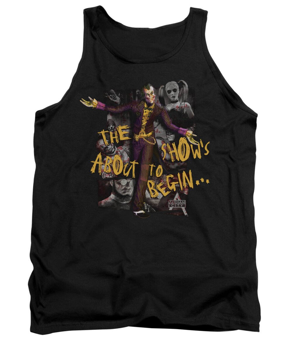 Arkham City Tank Top featuring the digital art Arkham City - About To Begin by Brand A