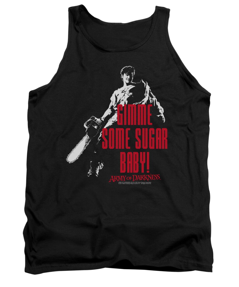  Tank Top featuring the digital art Army Of Darkness - Sugar by Brand A