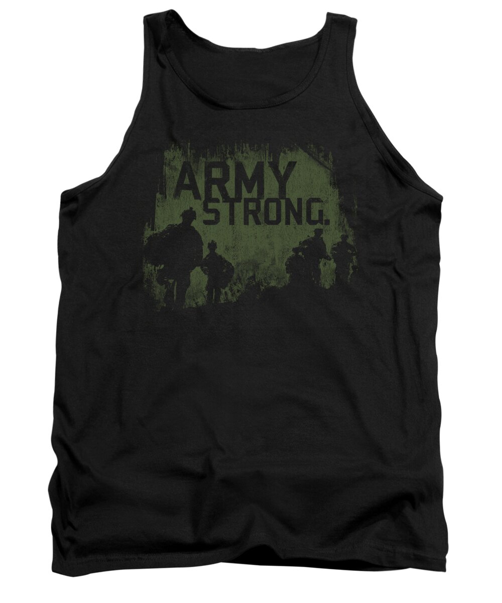 Air Force Tank Top featuring the digital art Army - Soilders by Brand A
