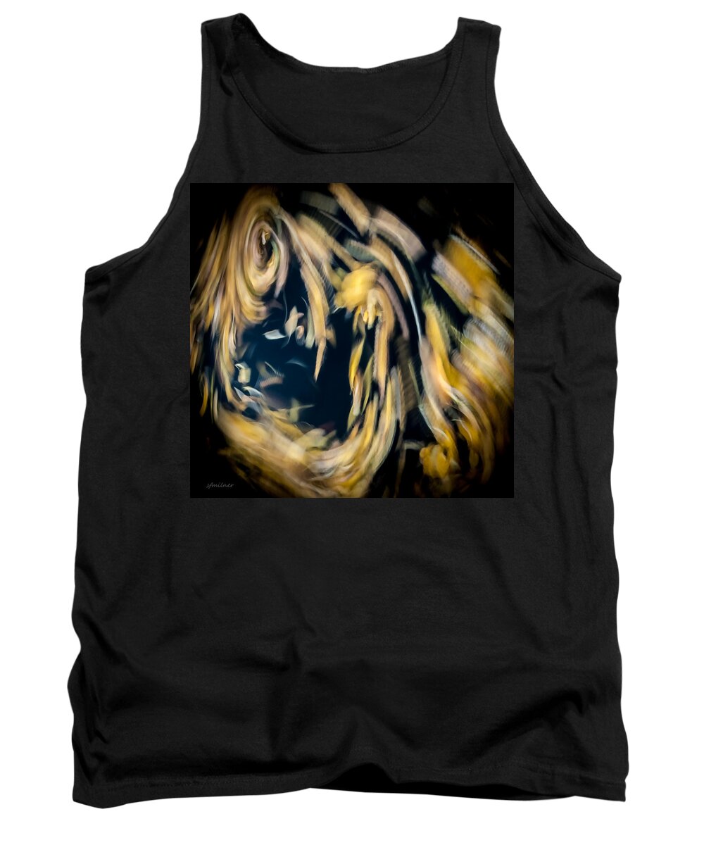 Abstract Tank Top featuring the photograph Autumn Storm by Steven Milner