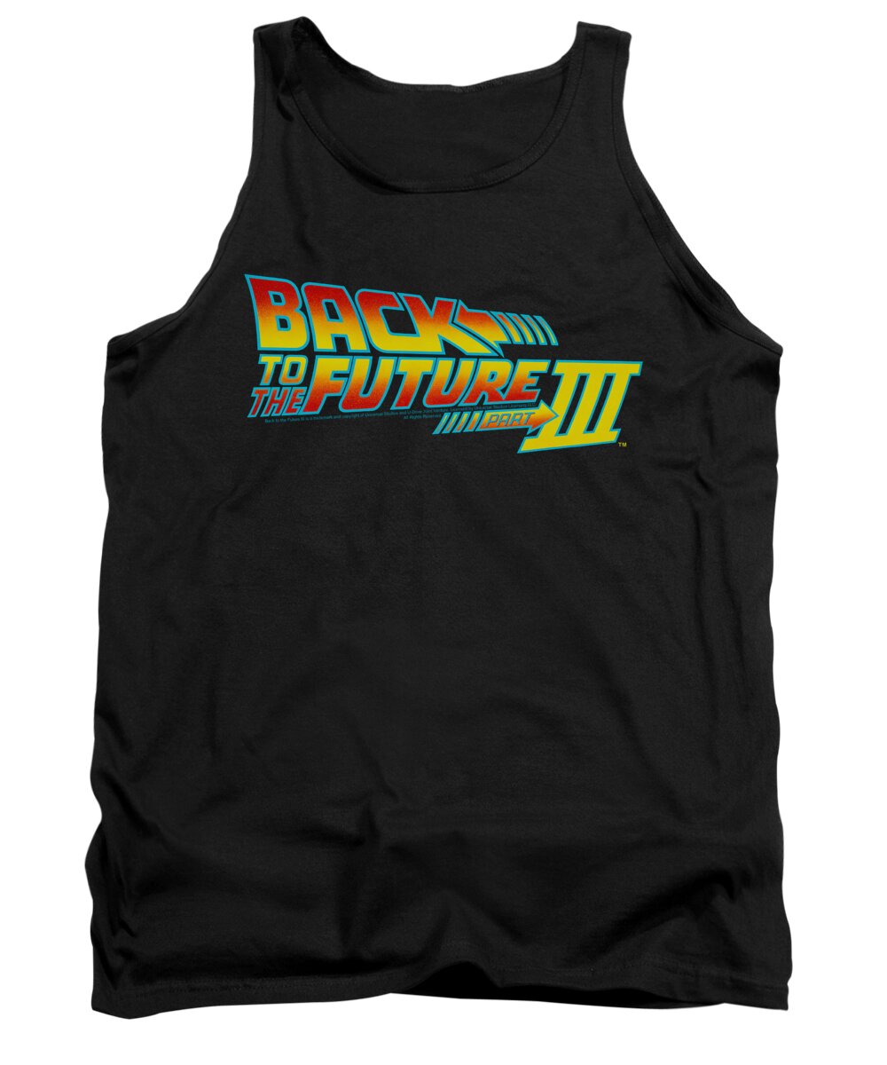  Tank Top featuring the digital art Back To The Future IIi - Logo by Brand A