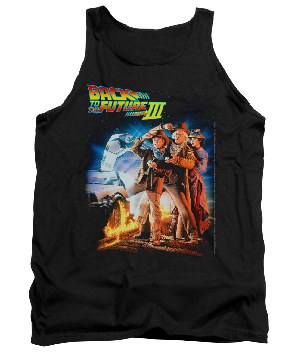  Tank Top featuring the digital art Back To The Future IIi - Poster by Brand A