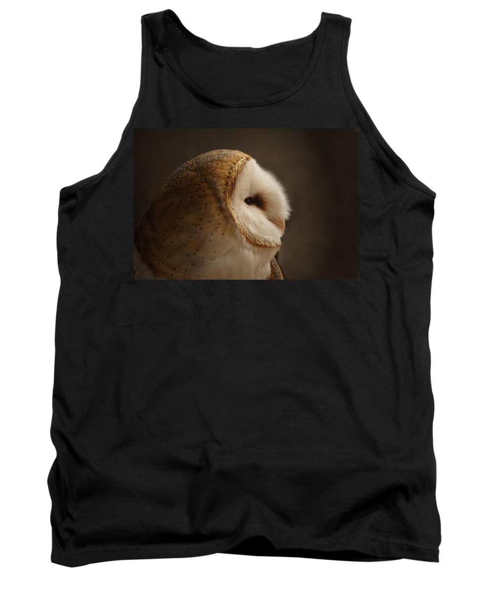 Barn Owl Tank Top featuring the photograph Barn Owl 3 by Ernest Echols