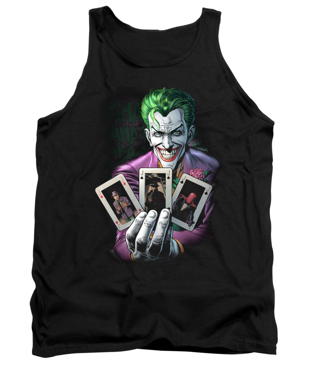  Tank Top featuring the digital art Batman - 3 Of A Kind by Brand A