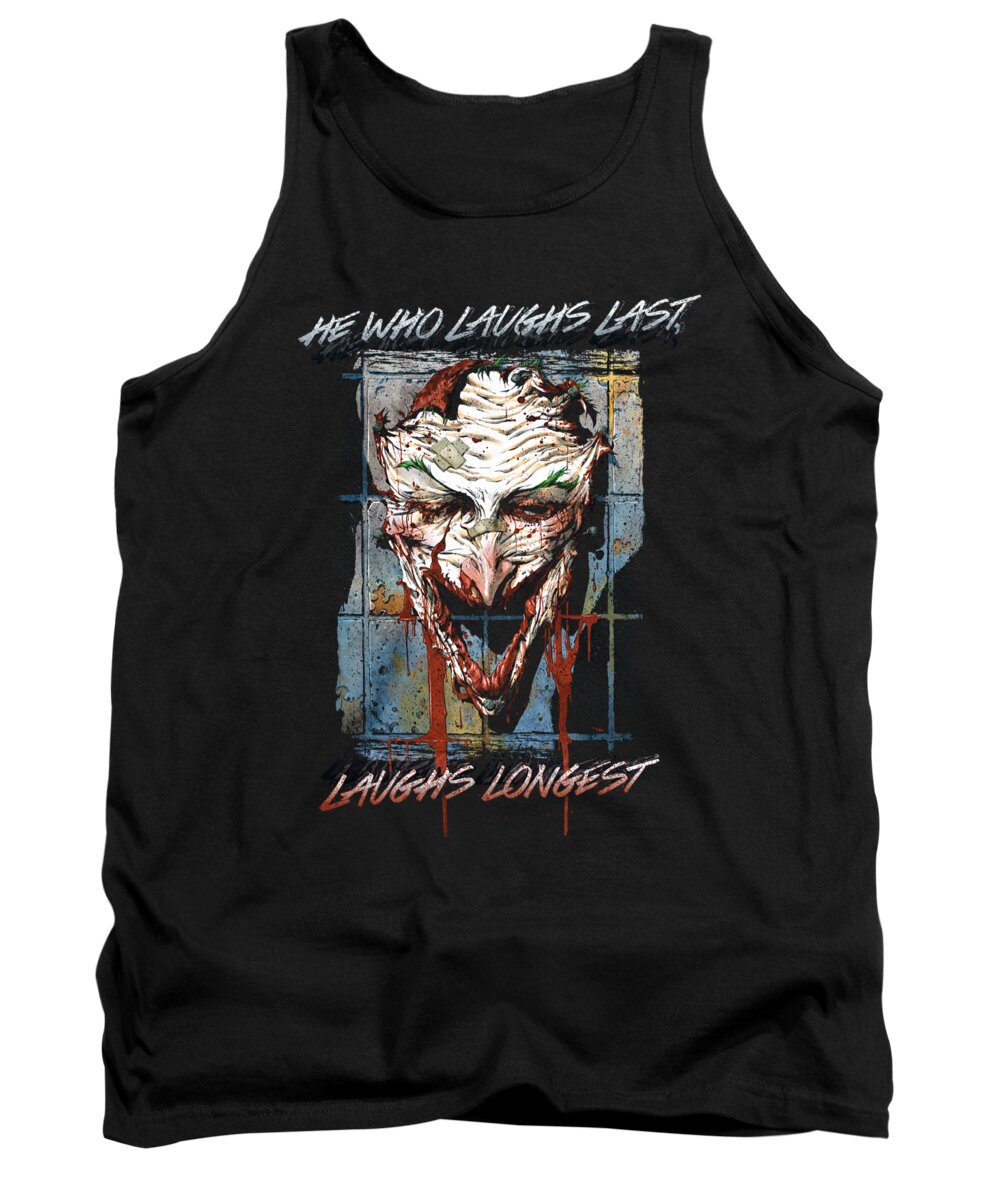  Tank Top featuring the digital art Batman - Just For Laughs by Brand A