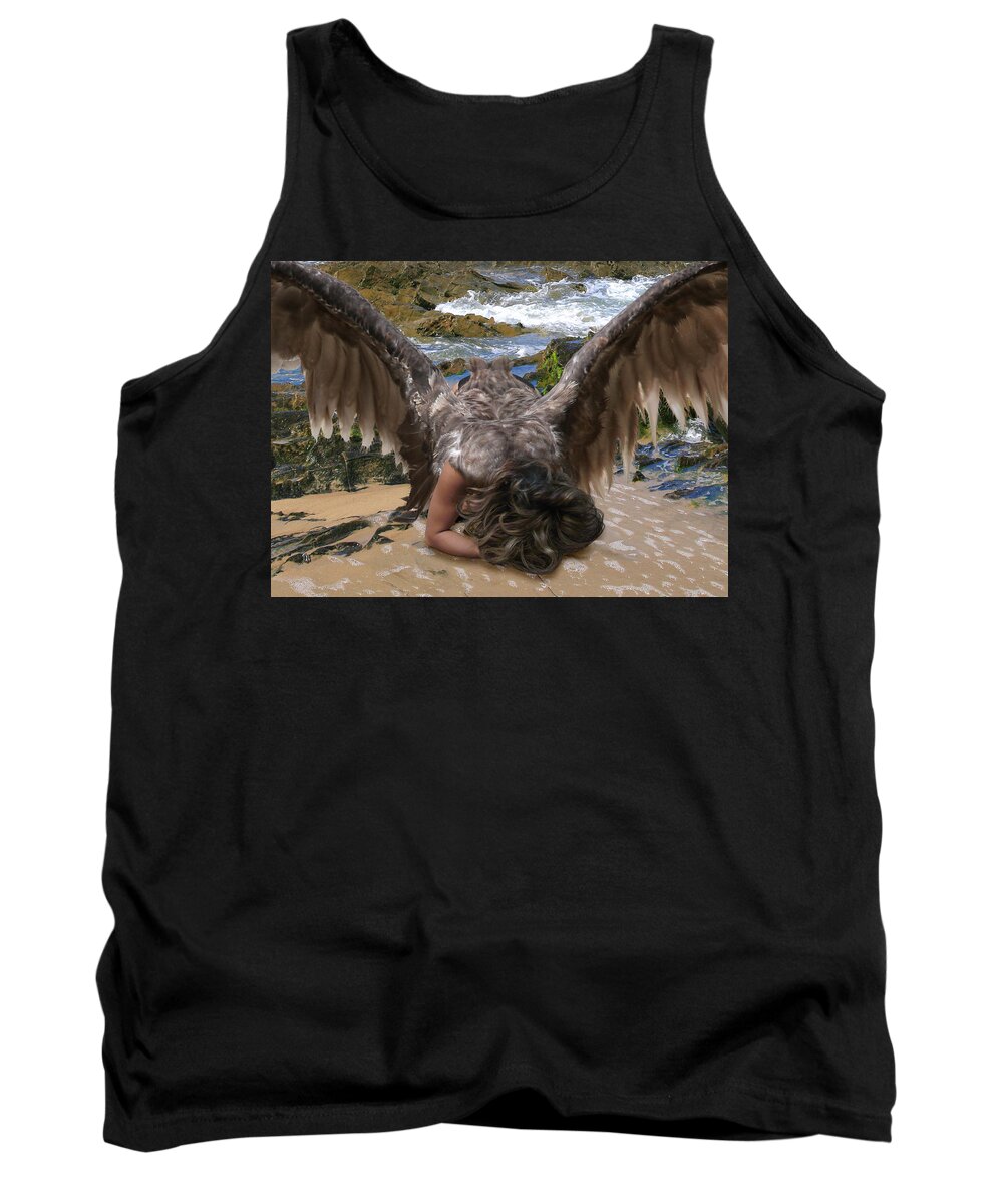Angel Tank Top featuring the photograph Be Ready For The Rapture by Acropolis De Versailles