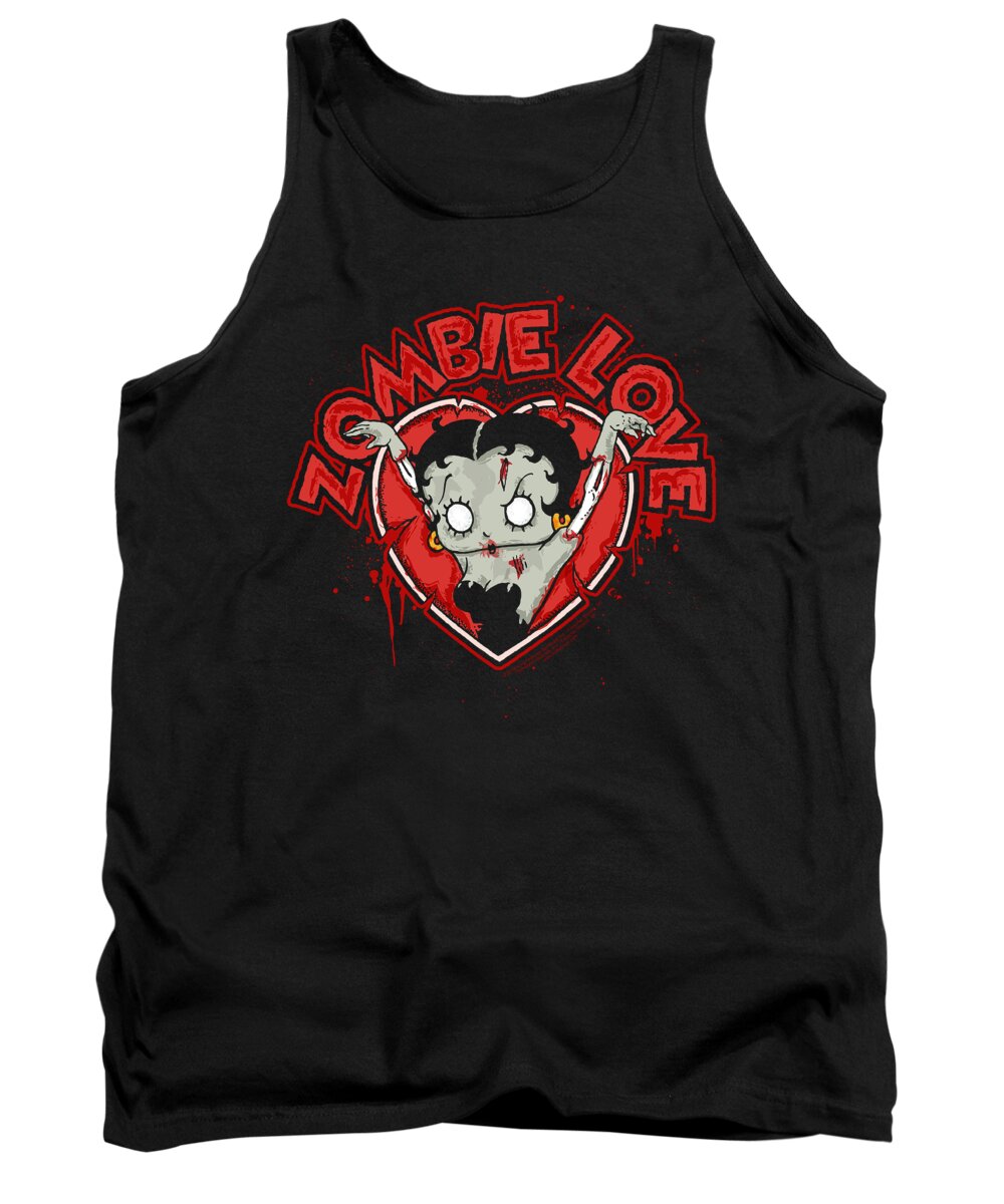  Tank Top featuring the digital art Betty Boop - Heart You Forever by Brand A
