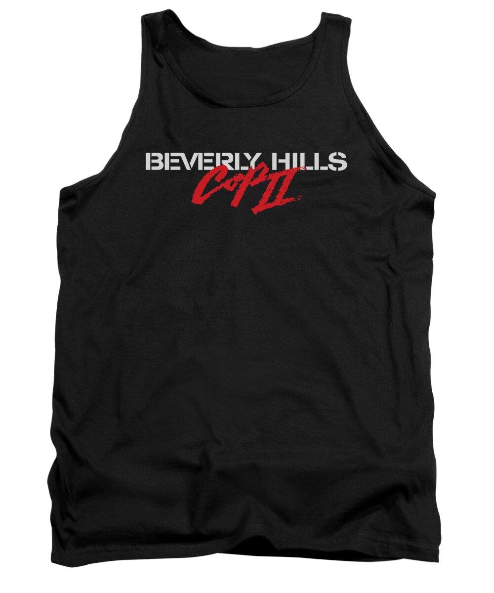 Beverly Hills Cop 2 Tank Top featuring the digital art Bhc II - Logo by Brand A