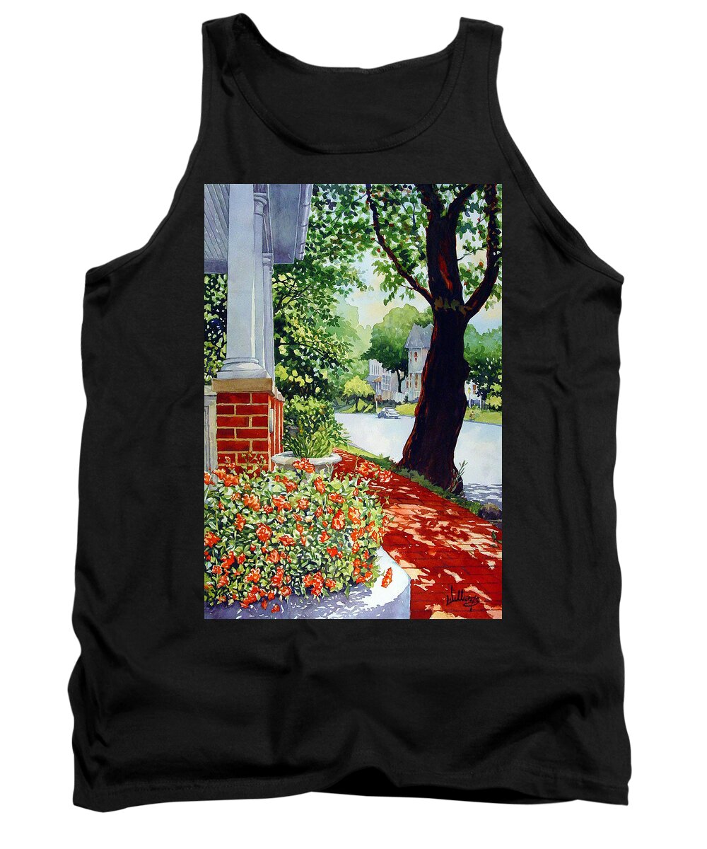 Landscape Tank Top featuring the painting Bloom by Mick Williams
