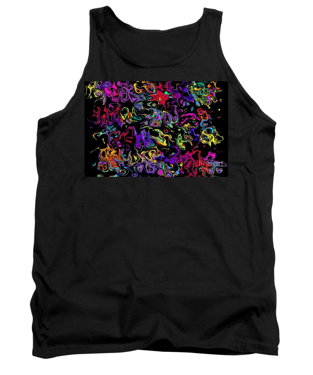 Color Tank Top featuring the photograph Blorks by Mark Blauhoefer
