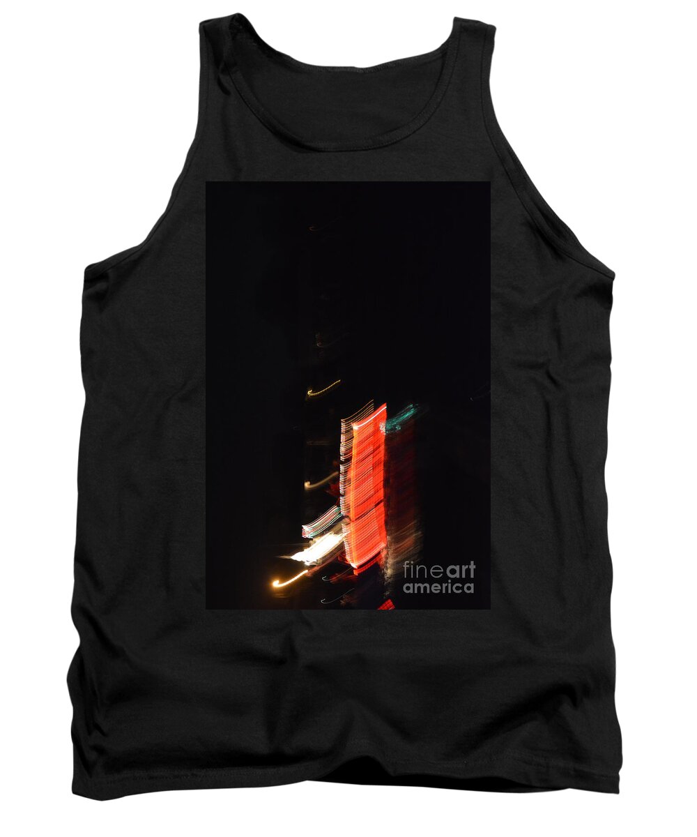 Lights Tank Top featuring the photograph Boat Parade 1 by Tamara Michael