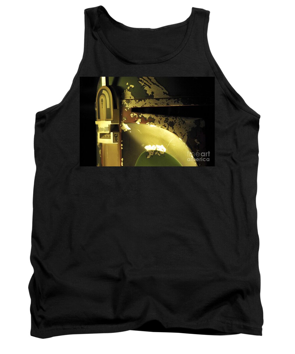 Boba Tank Top featuring the photograph Boba Fett Helmet 133 by Micah May