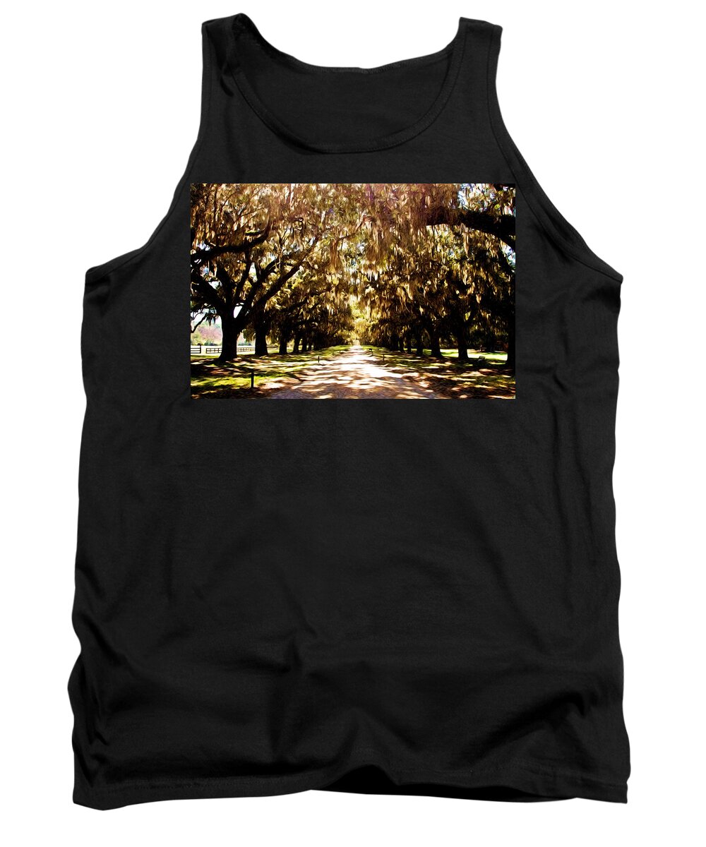 Boone Tank Top featuring the photograph Boone Plantation by Bill Howard