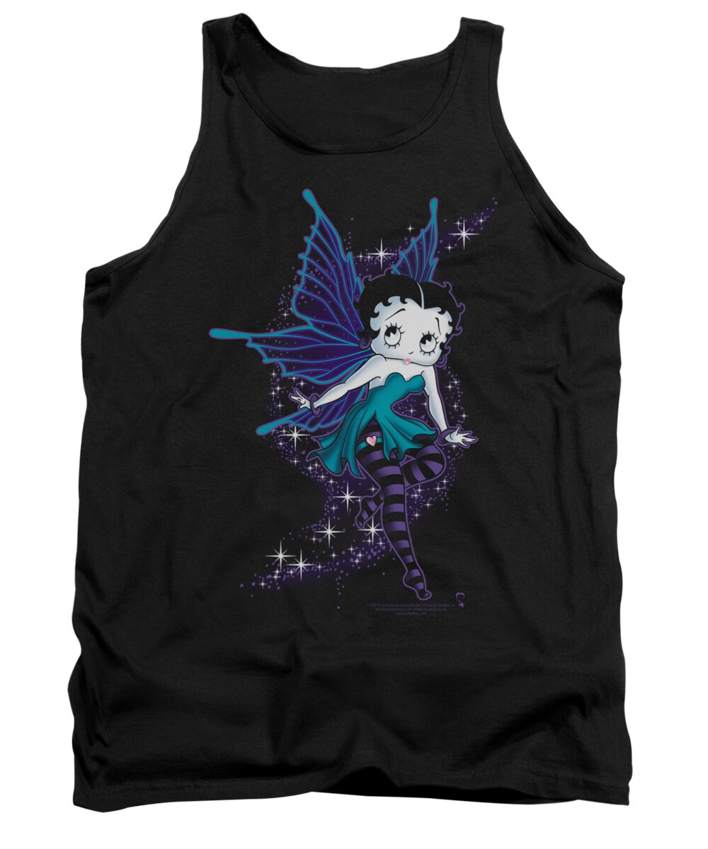 Betty Boop Tank Top featuring the digital art Boop - Sparkle Fairy by Brand A
