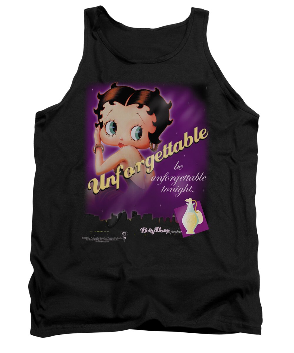 Betty Boop Tank Top featuring the digital art Boop - Unforgettable by Brand A