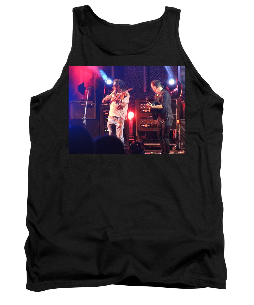 Dave Matthews Band Tank Top featuring the photograph Boyd and Dave by Aaron Martens