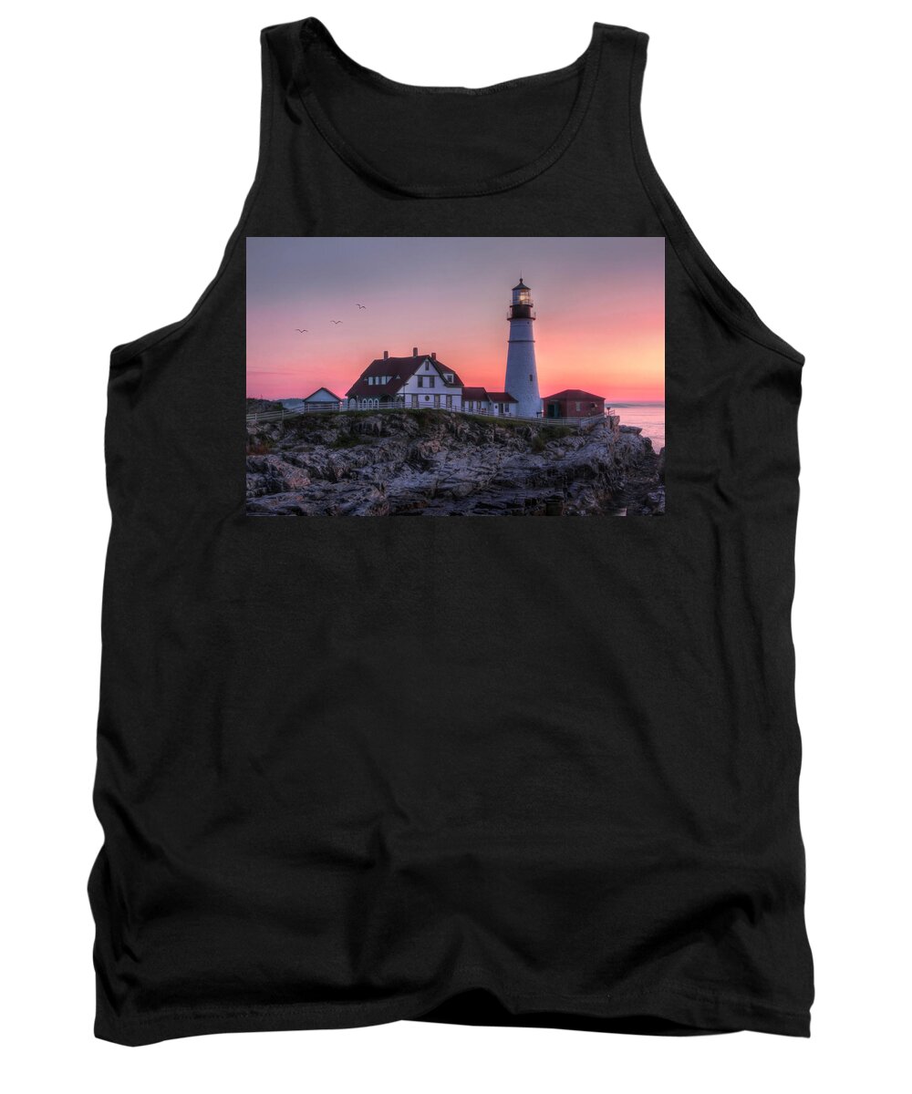 Morning Tank Top featuring the photograph Breaking Dawn by Lori Deiter