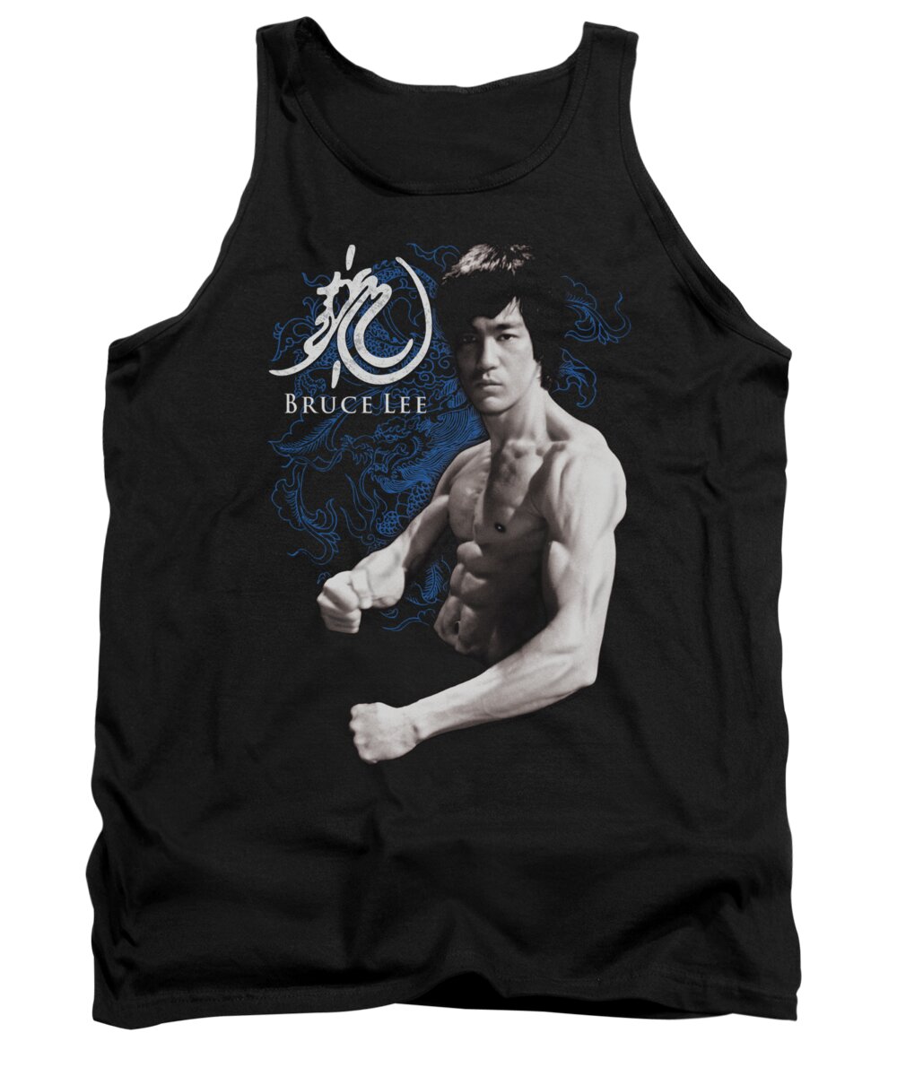 Martial Artist Tank Top featuring the digital art Bruce Lee - Dragon Stance by Brand A