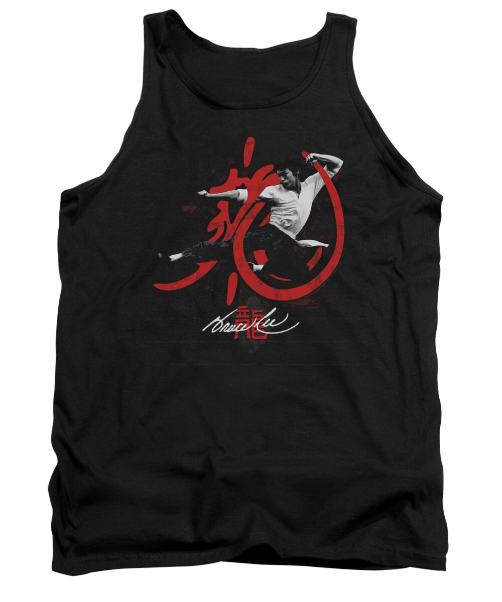  Tank Top featuring the digital art Bruce Lee - High Flying by Brand A