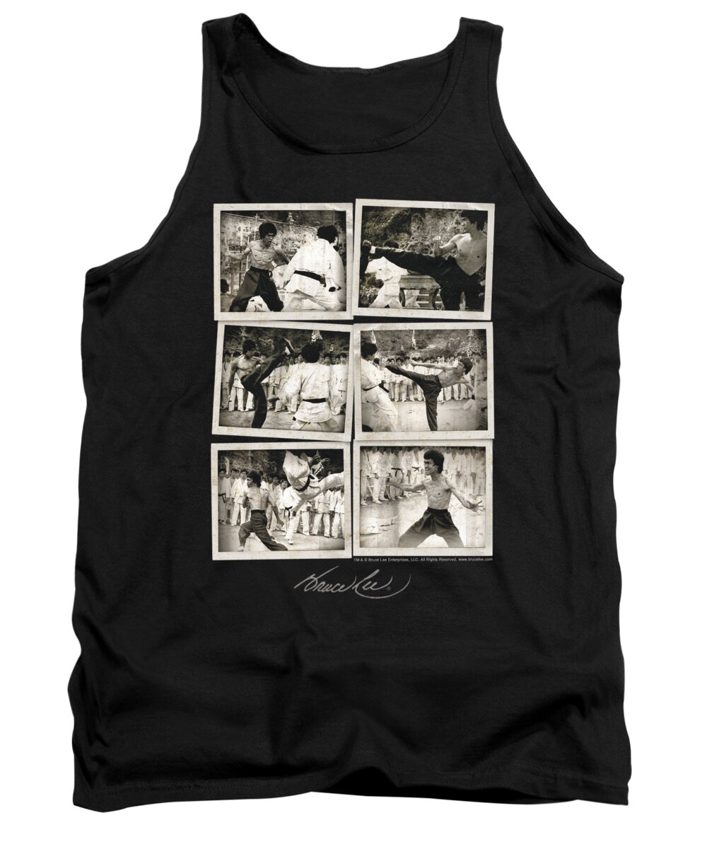  Tank Top featuring the digital art Bruce Lee - Snap Shots by Brand A