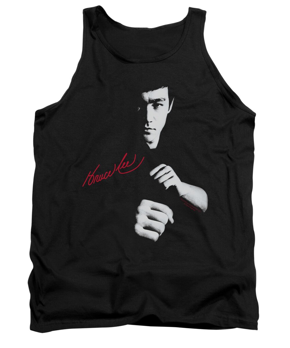  Tank Top featuring the digital art Bruce Lee - The Dragon Awaits by Brand A