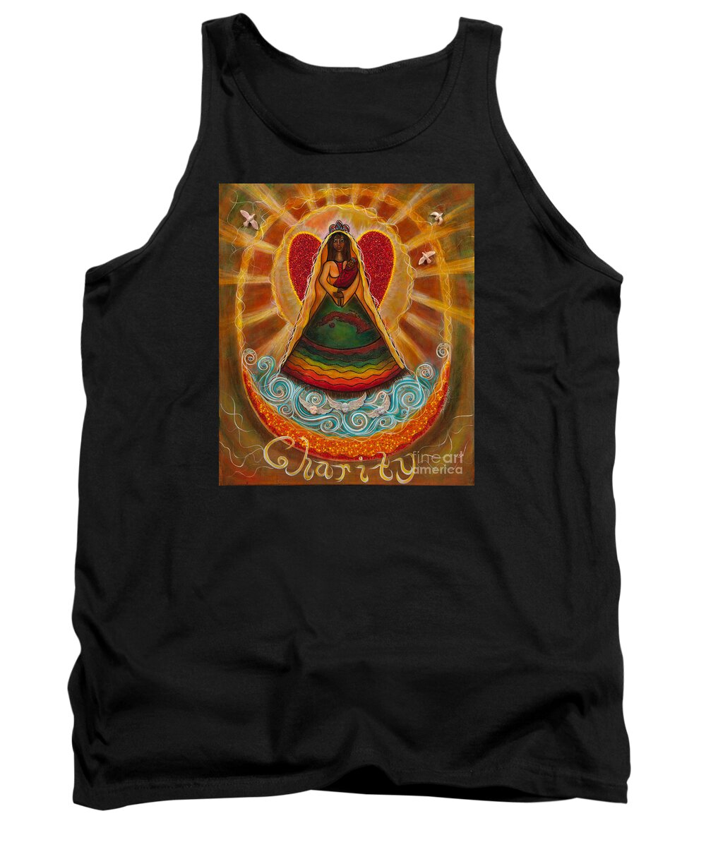 Madonna Painting Tank Top featuring the painting Cachita Madonna by Deborha Kerr