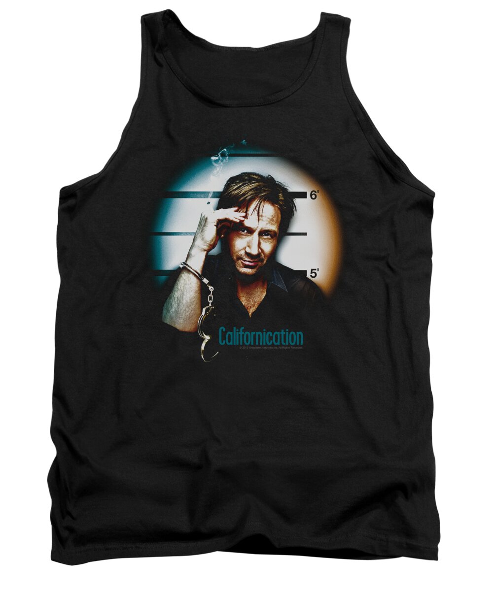 Californication Tank Top featuring the digital art Californication - In Handcuffs by Brand A