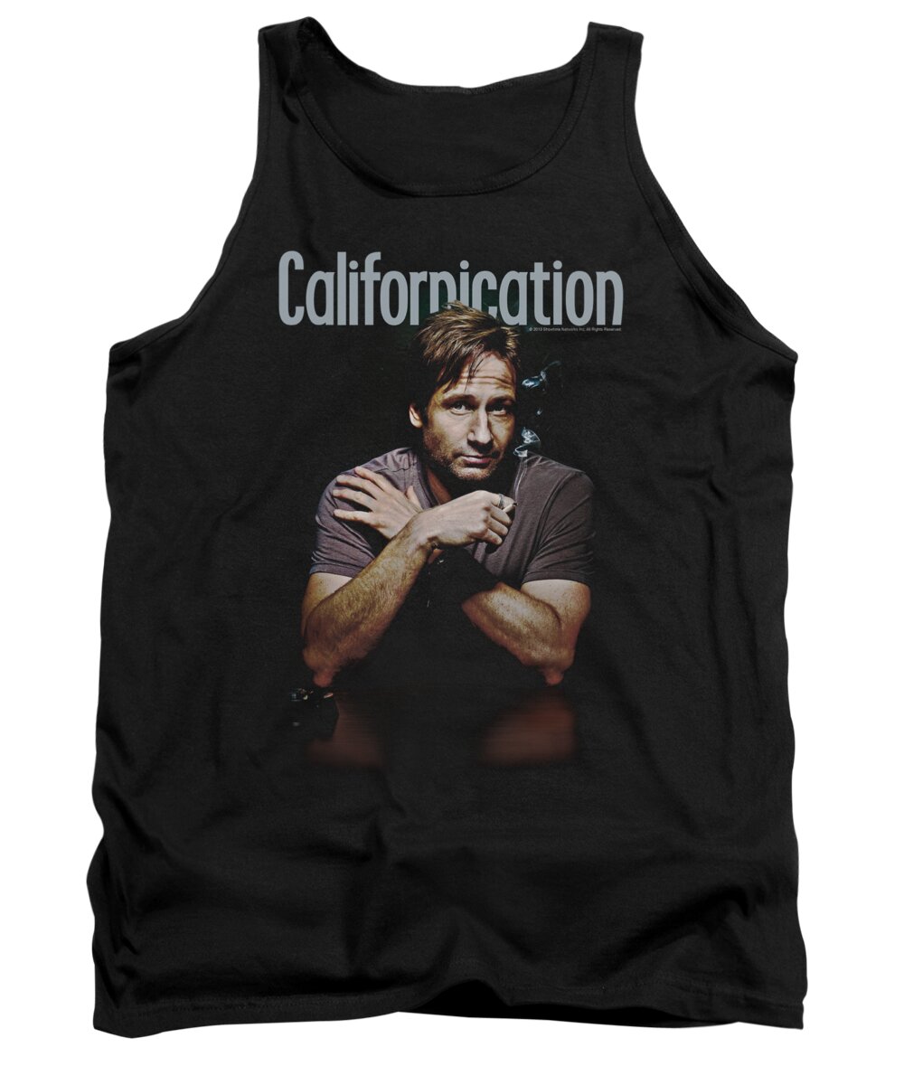 Californication Tank Top featuring the digital art Californication - Smoking by Brand A